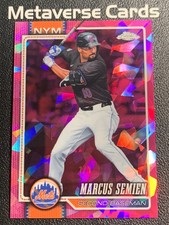 Marketplace image: 2026 Topps Chrome Sapphire Marcus Semien Padparadscha 1/1