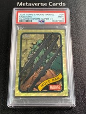 Marketplace image: 2025 Topps Chrome Marvel Mole Man Clawed Chrome Superfractor 1/1 SSP PSA 9 #26