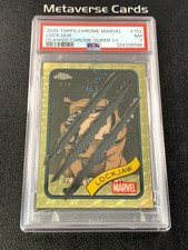 Marketplace image: 2025 Topps Chrome Marvel Lockjaw Clawed Chrome Superfractor 1/1 SSP PSA 7 #152