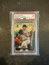 Marketplace image: 2021 Bowman Emerson Hancock Positional Promise 1/1 Superfractor PSA 9