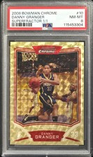Current marketplace image for 2008 Bowman Chrome #10 DANNY GRANGER PACERS NM-MT Superfractor 1/1