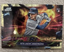 Marketplace image: 1/1 SuperFractor 2024 Topps Cosmic Chrome - Supernova Pete Crow #SPN-5 (RC)