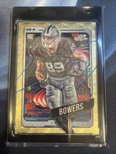 Marketplace image: 2024 Topps Chrome Cosmic Brock Bowers Rookie RC #149 Superfractor 1/1 & Rainbow