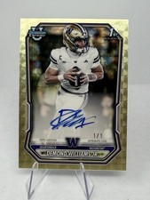 Marketplace image: 2026 Bowman Chrome U 1st  DEMOND Williams Jr Superfractor 1/1 Auto🔥 Huskies