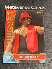 Marketplace image: 2017 Topps Legends WWE The Godfather Superfractor 1/1