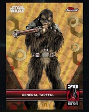 Marketplace image: TOPPS STAR WARS CARD TRADER REVENGE OF SITH SUPERFRACTOR 1C GENERAL TARFFUL