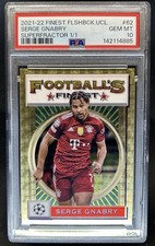 Marketplace image: 2021 Topps Finest Flashbacks UEFA Serge Gnabry Superfractor #1/1 PSA 10 GEM MINT