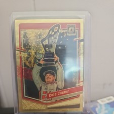 Marketplace image: 2024 Donruss Racing Cole Custer Optic GOLD 1/1 Superfractor  #57