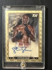 Marketplace image: STEPHAN SHAW SUPERFRACTOR  AUTO 1/1  -2024 TOPPS CHROME BOXING