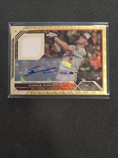 Marketplace image: 2023 Topps Chrome Gunnar Henderson Rookie Autograph Relic Superfractor 1/1