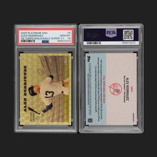 Marketplace image: Topps 2025 Chrome Platinum Anniversary Alex Rodriguez PSA 10 1/1 Superfractor