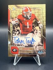 Marketplace image: Talyn Taylor 2025 Bowman Chrome U 1st Auto SUPERFRACTOR 1/1 Georgia BCA-TTA