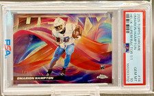 Marketplace image: 🔥 2025 Topps Chrome Omarion Hampton ROOKIE HELIX SUPERFRACTOR 1/1 PSA 10🔥