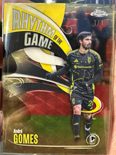 Marketplace image: 2026 Topps Chrome MLS – Rhythm of the Game – André Gomes Superfractor 1/1