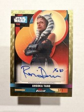 Marketplace image: 2025 Star Wars Finest Ahsoka Tano Rosario Dawson Auto 1/1 FA-RD superfractor