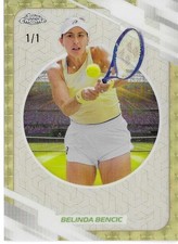 Marketplace image: 2026 Topps Chrome Tennis Belinda Bencic SUPERFRACTOR 1/1