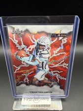 Marketplace image: 2025 Leaf Eclectic Tristen Keys Flash Red Flood Superfractor 1/1