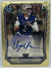 Marketplace image: 2026 Bowman Football - Elijah Brown Auto SUPERFRACTOR 1/1 Color Match UW HUSKIES