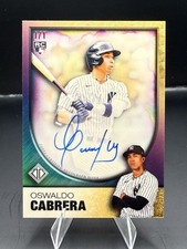 Marketplace image: 2023 Topps Transcendent Superfractor 1/1 Oswaldo Cabrera Auto Rookie Reds Yankee