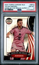 Marketplace image: 2024 Topps Chrome MLS - Home of the Brave Julian Gressel #BR-12 Superfractor 1/1