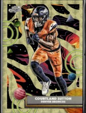 Marketplace image: Courtland Sutton 2025 Topps Chrome Cosmic SUPERFRACTOR 1/1 Denver Broncos