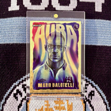 Marketplace image: 25-26 TOPPS FINEST EPL - Mario Balotelli AURA Case Hit Superfractor 1/1 MAN CITY