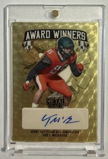 Marketplace image: Leaf 2022 Metal Draft Trey McBride SuperFractor Rookie Auto 1/1
