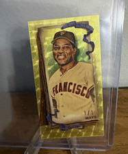 Marketplace image: 2026 Topps Allen & Ginter Willie Mays Mini Chrome Superfractor 1/1 #24 HOF
