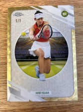 Marketplace image: 2026 Topps Chrome Tennis Wei Sijia Superfractor Rookie RC # 1/1 China