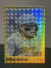 Marketplace image: 2024 Topps Archives William Contreras Superfractor 1/1 Foilfractor Brewers #195