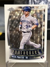 Current marketplace image for 2023 Topps Chrome #YQ-44 Nick Pratto Superfractor 1/1