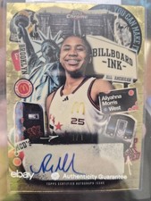 Marketplace image: 2025 Topps Chrome McDonalds Billboard Ink Aliyahna Morris Superfractor Auto /1