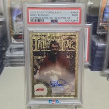 Marketplace image: Topps 2024 Finest F1 Intimidators Auto Nigel Mansell Superfractor 1/1 PSA 9 #NMA