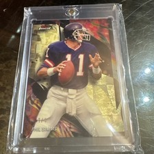 Marketplace image: 2024 Topps Finest - Uncommon Phil Simms #139 SuperFractor 1/1. Beautiful Card