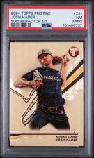 Marketplace image: 2024 Topps Pristine Superfractor 1/1 Josh Hader #291 PSA 7