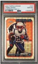 Current marketplace image for 2024 Topps Chrome #127 SSP GEMA MT Superfractor 1/1