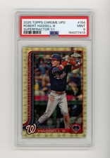 Marketplace image: 2025 Topps Chrome Update Robert Hassell III Superfractor Rookie 1/1 PSA 9 MINT