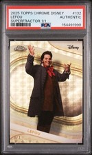 Marketplace image: LEFOU 2025 TOPPS CHROME DISNEY GOLD SUPERFRACTOR SP 1/1 PSA AUTHENTIC