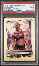 Marketplace image: CORA JADE 2025 TOPPS CHROME WWE GOLD SUPERFRACTOR SP 1/1 PSA 9 MINT