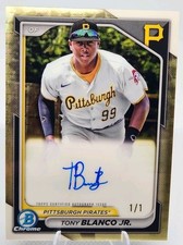 Marketplace image: 2024 Bowman Tony Blanco Jr. Auto 1/1 Superfractor CPA-TB Pirates