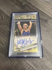 Marketplace image: Topps 2017 Chrome UFC Paige VanZant  Auto SuperFractor Auto FA-PV BGS 9.5/10 1/1