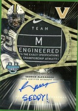 Marketplace image: 2025 Bowman University Chrome Sedrick Alexander Patch Auto Superfractor 1/1