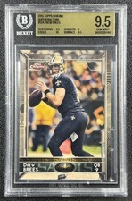 Marketplace image: 1/1 DREW BREES BGS 9.5 2015 TOPPS CHROME #12 SUPERFRACTOR 1/1 SAINTS