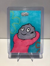 Marketplace image: 2025 Topps Chrome SpongeBob 25th Patrick Star Artist Auto Sketch #1/1 (A)