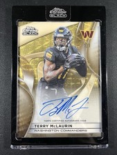 Marketplace image: 2025 Topps Chrome Black Terry McLaurin Superfractor Auto 1/1 Sealed