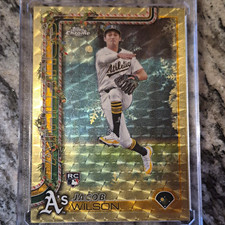 Marketplace image: Topps Chrome  Holiday Jacob Wilson  rookie 1/1