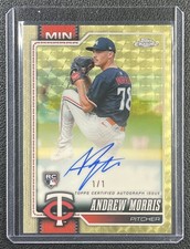 Current marketplace image for 2026 Topps Chrome #RA-AM RA-AM ROOKIE Superfractor 1/1