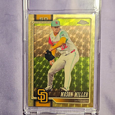 Marketplace image: 2026 Topps Chrome Mason Miller SUPERFRACTOR 1/1 Padres Gold TRUE 1/1