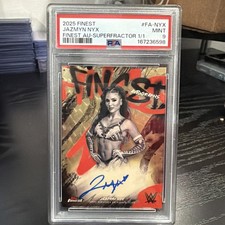 Marketplace image: 2025 Topps Finest WWE - Jazmyn Nyx 1/1 Auto Superfractor