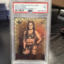 Marketplace image: 2025 TOPPS WWE CACTUS JACK DANI PALMER 1/1 SUPERFRACTOR ASTROKNIGHTS SSP